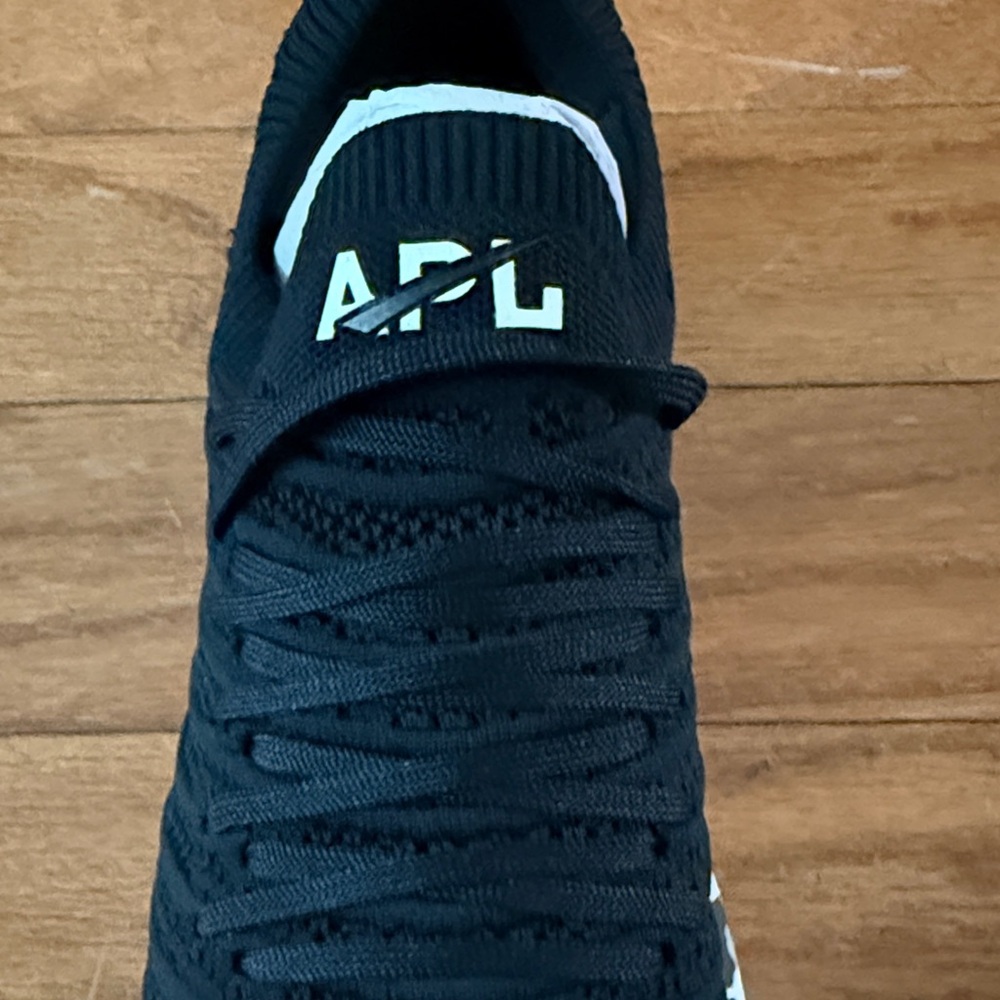 APL ATHLETIC PROPULSION LABS women TECHLOOM WAVE BLACK/Asteroid /Leopard 9 BNWT - Picture 4 of 5